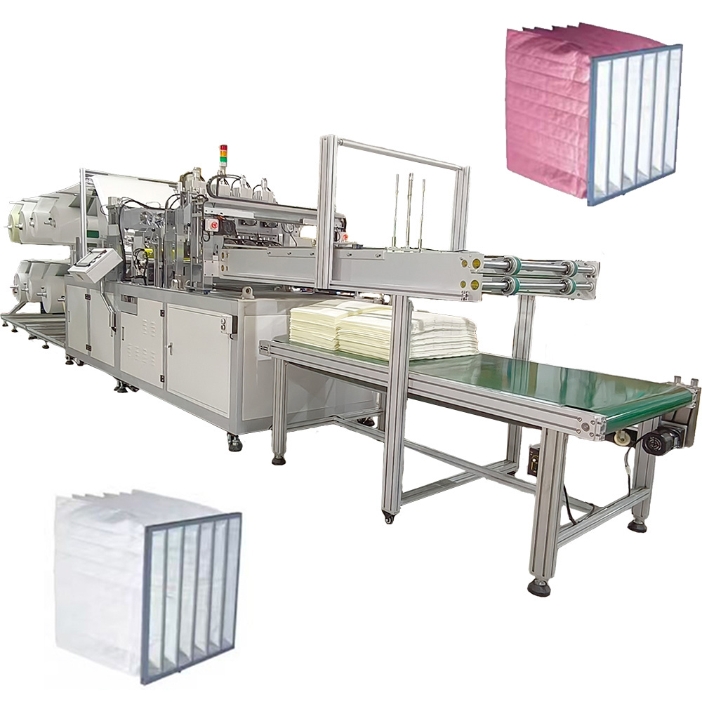 Medium Efficiency Pocket Air Filter Bag Production Line