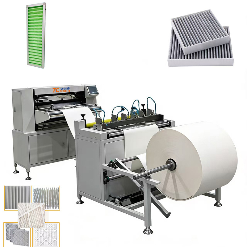 Industrial Filter Paper Folding and Setting Machine