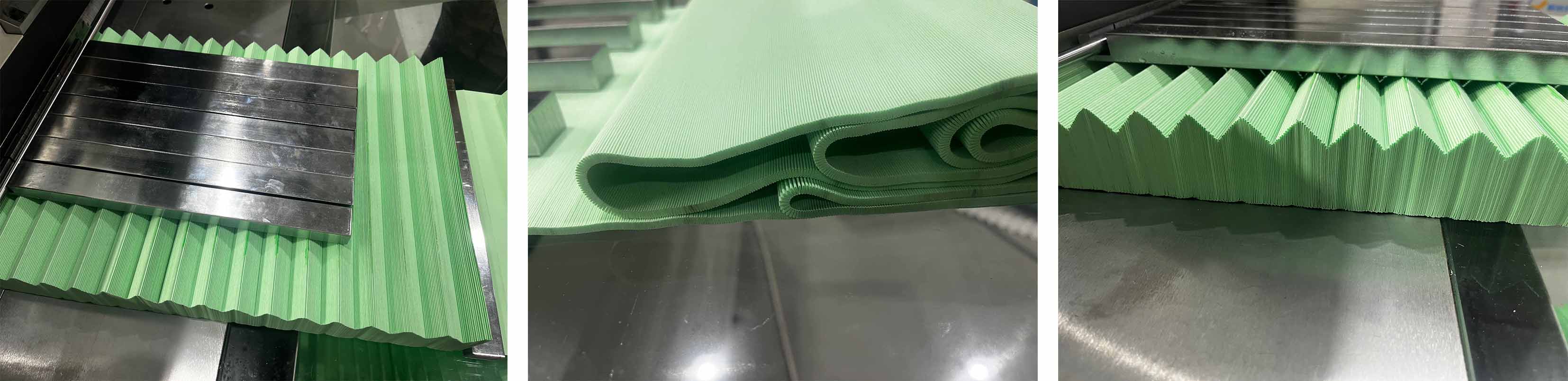 Knife Paper Folding & pleating machine